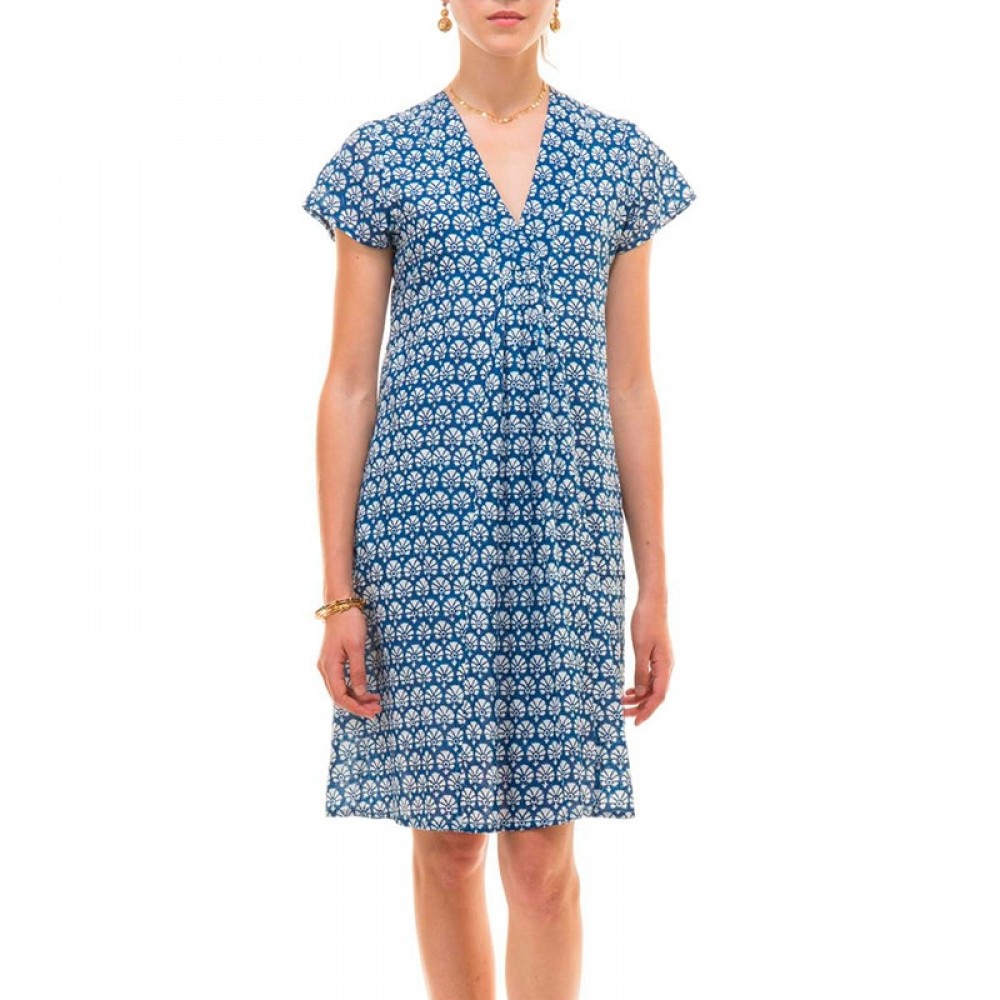 ZEN ETHIC kjole - Robe Birdy, Bleu
