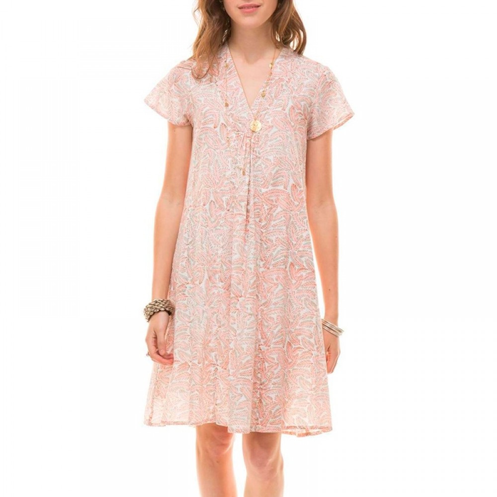 ZEN ETHIC kjole - Robe Palme, Rouge