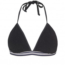 Beck Söndergaard bikini top - Waffle Elastic Bikini Top, Black
