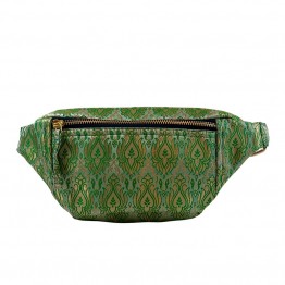 Black Colour taske - EDEN Jacquard Bumbag, Green