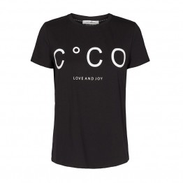 Co'couture bluse - Coco Signature Tee, Black
