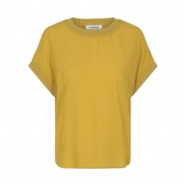 Co'couture bluse - New Norma Top, Mustard