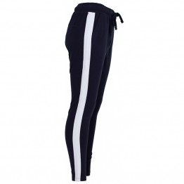 Comfy Copenhagen bukser - Beds Are Burning, Navy White Stripe Down