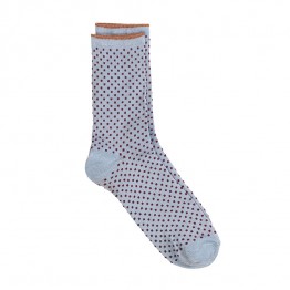 Beck Söndergaard strømper - Dina Small Dots, Chambray Blue