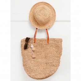 ET-TU taske - Beach Bag, Natural Brown ET-TU taske - Beach Bag, Natural Brown
