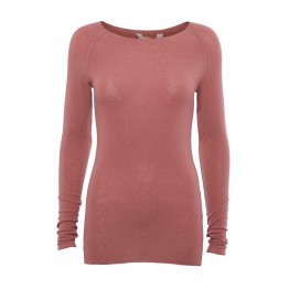 Gai + Lisva bluse - Amalie Solid, Withered Rose 