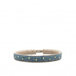 Ibu Jewels armbånd - The Dots Colour, Blue