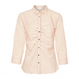 InWear skjorte - Howard Shirt, Gold Flame Stripe