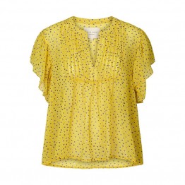 Lollys Laundry bluse - Isabel Top, Yellow