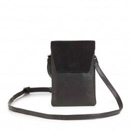 Markberg taske - Mara Crossbody Bag Suede Mix, Black