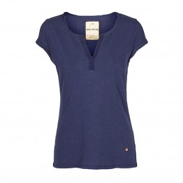 Mos Mosh bluse - Troy Tee SS, Navy Mos Mosh bluse - Troy Tee SS, Navy