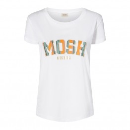 Mos Mosh bluse - Like Logo Tee, White Mos Mosh bluse - Like Logo Tee, White