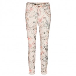 Mos Mosh bukser - Naomi Shine Flower Pant, Rose Flower