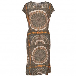 Mos Mosh kjole - Sema Scarf Dress, Apricot Buff Print