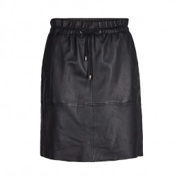 Mos Mosh nederdel - Ellie Leather Skirt, Black Mos Mosh nederdel - Ellie Leather Skirt, Black