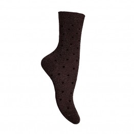 MP Denmark strømper - Ankle Swan, Black Copper