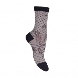 MP Denmark strømper - Ankle Leiden, Wood Smoke