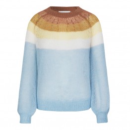 Munthe strikbluse - Dinner Knit, Blue Munthe strikbluse - Dinner Knit, Blue