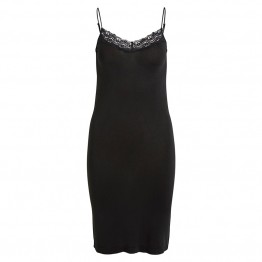 Object underkjole, Leena Lace singlet dress, Black