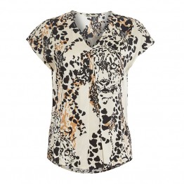 PBO silkebluse - Mano Blouse, Animal