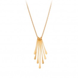 Pernille Corydon kæde - Waterfall Necklace n-630-gp, Guld