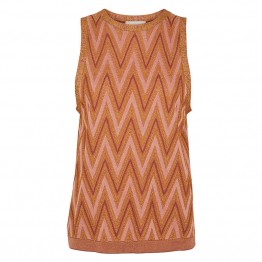 Second Female bluse - Bea Knit Top, Autumn Leaf