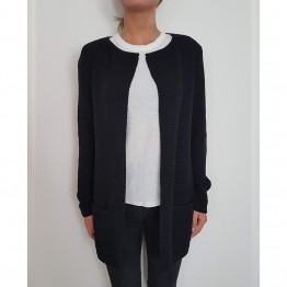 Sibin/Linnebjerg cardigan - MARY SHORT, Black 1999