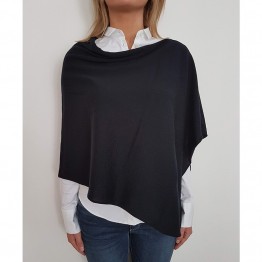Sibin/Linnebjerg poncho - PARIS, Black 1999