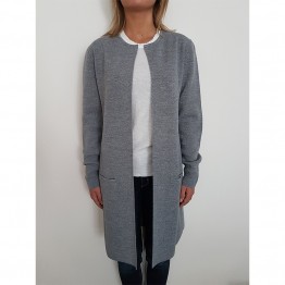Sibin/Linnebjerg cardigan - ZUNI, Sweat Grey