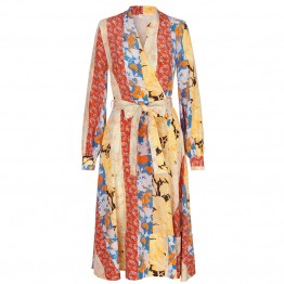 Stine Goya kjole - Reflection Silk, Floral Wallpaper 