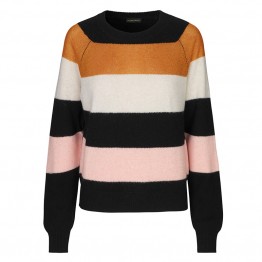 Stine Goya strikbluse - Magdalena Stripes Knitwear, Stripes Dark