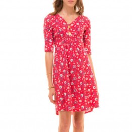 ZEN ETHIC kjole - Robe Lena Dress, Rouge