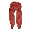 Black Colour tørklæde - NILA Dot Scarf, Coralred