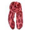Black Colour tørklæde - LIVA Dot Scarf, Coral