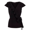 Bruuns Bazaar bluse - Rhonda Calla Top, Black