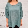 Cabana Living hørbluse - Blouse Lino 1101, Salvia 