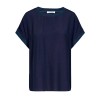 Co'couture bluse - New Norma Top, Navy