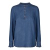 Co'couture bluse - Denimita Shirt, Used Denim