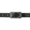 Depeche bælte - Narrow belt, Black