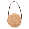 ET-TU taske - Mini Round Bag, Natural Brown