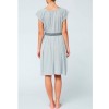 Gai + Lisva kjole - Simone Dress, Light Grey Melange