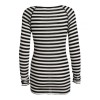 Gai + Lisva bluse - Amalie Medium Stripe, Off White / Black