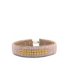 Ibu Jewels armbånd - Big Stripe, Nude 