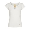 Mos Mosh bluse - Troy Tee SS, Ecru