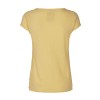 Mos Mosh bluse - Troy Tee SS, Soft Lemon