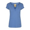 Mos Mosh bluse - Troy Tee SS, Allure Blue