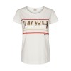 Mos Mosh bluse - Arden Logo Tee, White