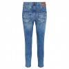Mos Mosh jeans - Naomi Inca 7/8 Zip Jeans, Light Blue Denim
