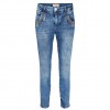 Mos Mosh jeans - Naomi Inca 7/8 Zip Jeans, Light Blue Denim