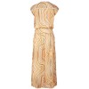 Mos Mosh kjole - Alexa Swirl Dress, Sun Orange Printed
